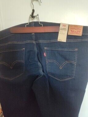 Levi's Dark Blue Classic Mid Rise Bootcut Jeans